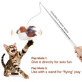 Potaroma Interactive Rechargeable Cat Toy with Flapping Bird and Lifelike Chirping Sounds